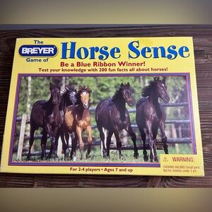 The Breyer Game of Horse Sense Retired Board-game